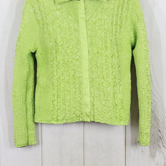 UBU Green Black Reversible Quilted Crinkle Packable Jacket Size XL - Picture 4 of 12